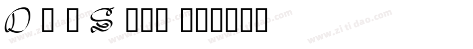Daisy Script字体转换